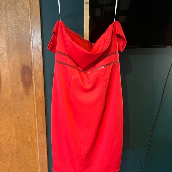 NWT Lumier by Bariano Red Mini Dress Size: Small - Picture 5 of 9